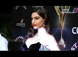 Cumshot on sonam kapoor and hot alia bhatt in a sexy short pant