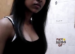 seductive indian sexy babe in shower taking her bra off