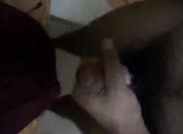 masturbating